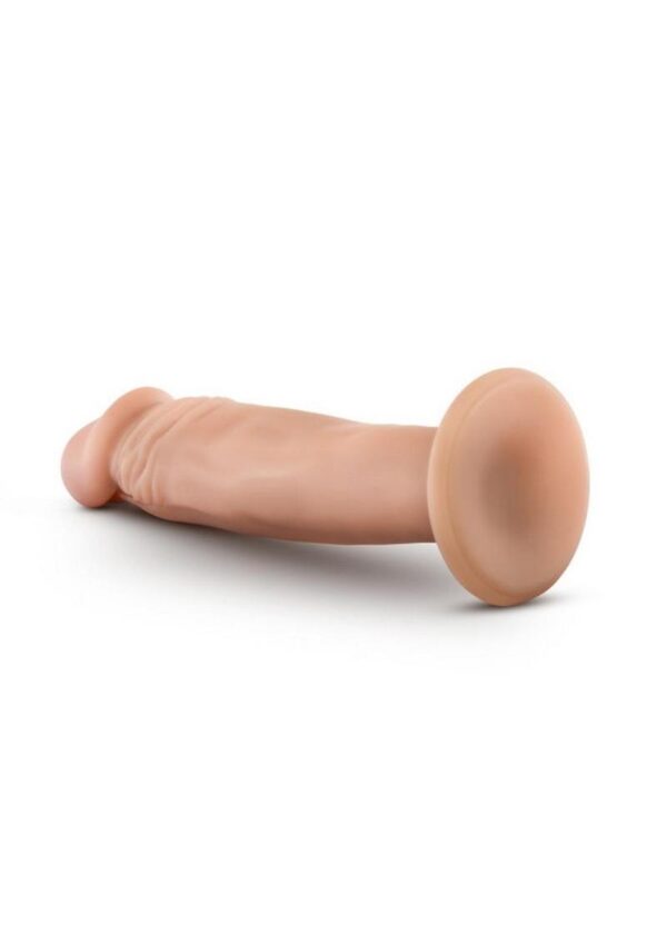 Dr. Skin Silver Collection Dr. Small Dildo with Suction Cup 6in - Vanilla - Image 3