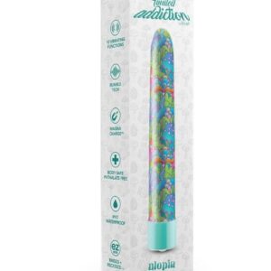 Limited Addiction Utopia Rechargeable Slimline Vibrator - Aqua