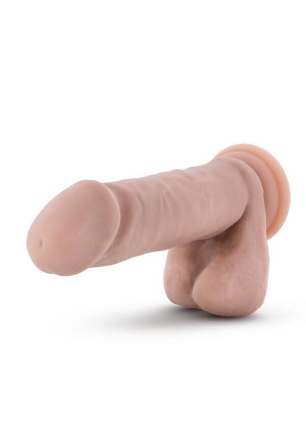 Coverboy Cowboy Dildo with Balls 7.75in - Vanilla - Image 3
