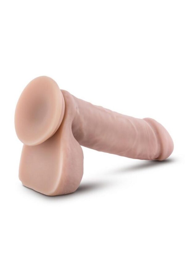 Coverboy Cowboy Dildo with Balls 7.75in - Vanilla - Image 4