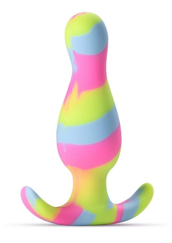 Avant Kaleido Lime Silicone Anal Plug - Multicolor - Image 2