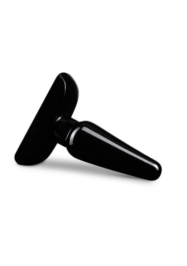 Anal Adventures Basic Anal Plug - Small - Black - Image 3