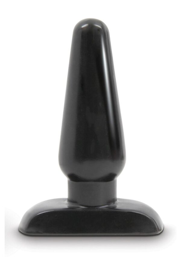 Anal Adventures Basic Anal Plug - Medium - Black - Image 2
