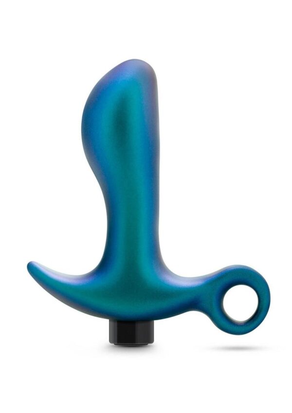 Anal Adventures Matrix Teleportation Plug Rechargeable Silicone Anal Plug - Lunar Blue - Image 2
