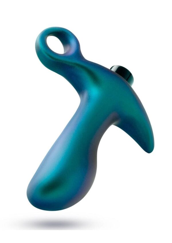 Anal Adventures Matrix Teleportation Plug Rechargeable Silicone Anal Plug - Lunar Blue - Image 3