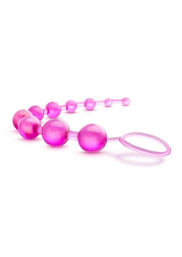 B Yours Basic Anal Beads - Pink - Image 2