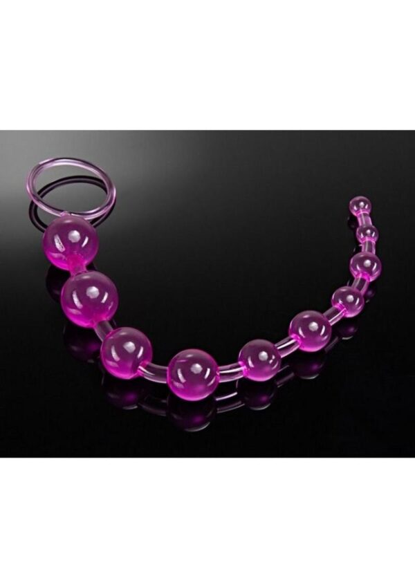 B Yours Basic Anal Beads - Pink - Image 3
