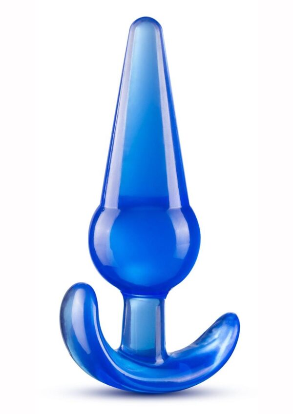 B Yours Butt Plug - Large - Blue - Image 2