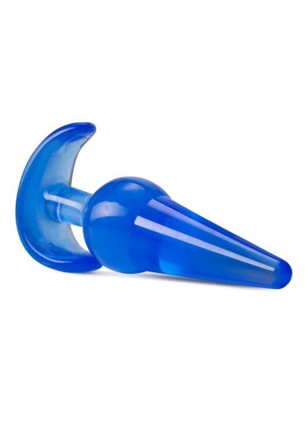 B Yours Butt Plug - Large - Blue - Image 3