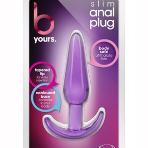 B Yours Slim Butt Plug - Purple