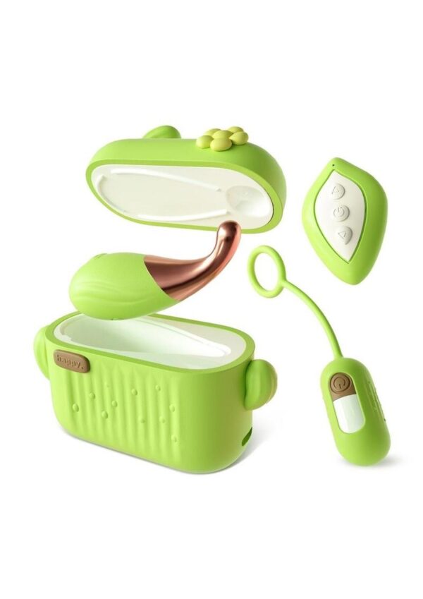 Play with Me Blooming Bliss Rechargeable Silicone Mini Vibrator - Green - Image 2