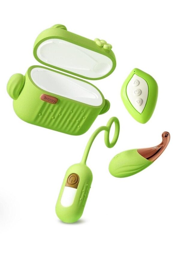 Play with Me Blooming Bliss Rechargeable Silicone Mini Vibrator - Green - Image 3