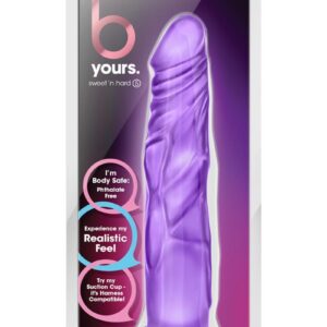 B Yours Sweet N` Hard 5 Dildo 7.5in - Purple