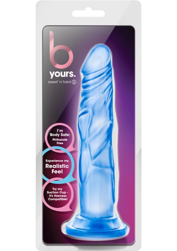 B Yours Sweet N` Hard 5 Dildo 7.5in - Blue
