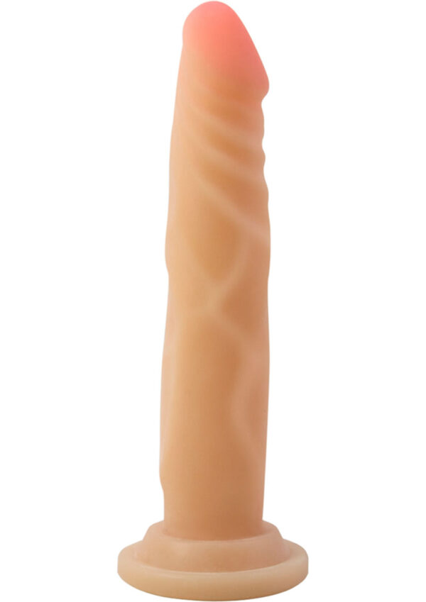 Dr. Skin Silver Collection Realistic Cock Basic 7.5 Dildo 7.5in - Vanilla - Image 2