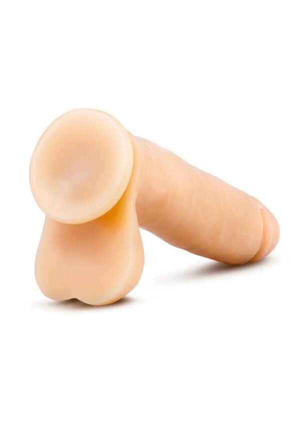 Hung Rider Butch Dildo with Balls 10.5in - Vanilla - Image 3
