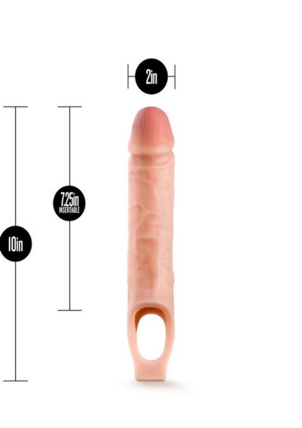Performance Cock Sheath 1.5in Penis Extender - Vanilla - Image 3