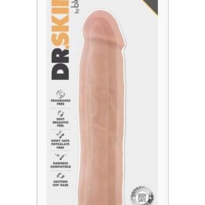Dr. Skin Silver Collection Dildo 9.5in - Vanilla