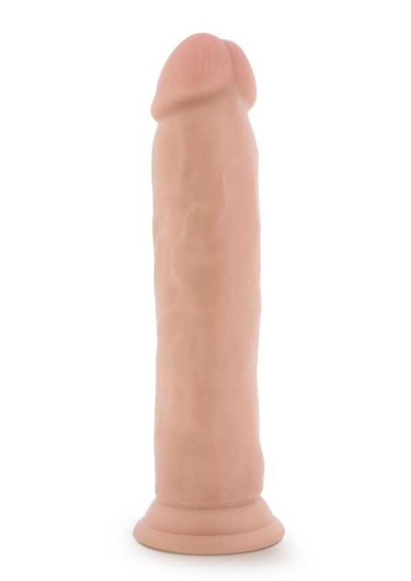 Dr. Skin Plus Gold Collection Thick Posable Dildo with Suction Cup 9in - Vanilla - Image 2