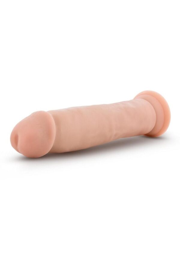 Dr. Skin Plus Gold Collection Thick Posable Dildo with Suction Cup 9in - Vanilla - Image 3