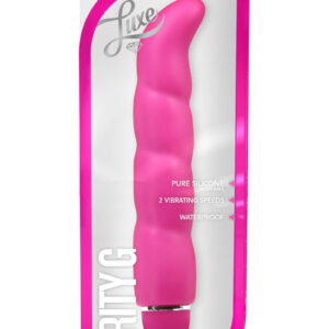 Luxe Purity G Silicone G-Spot Vibrator - Pink