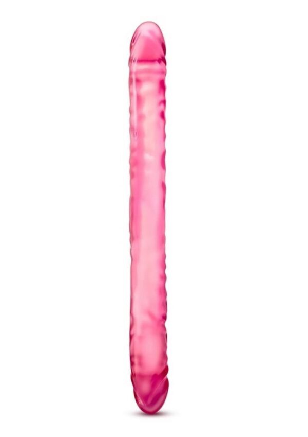 B Yours Double Dildo 18in - Pink - Image 3