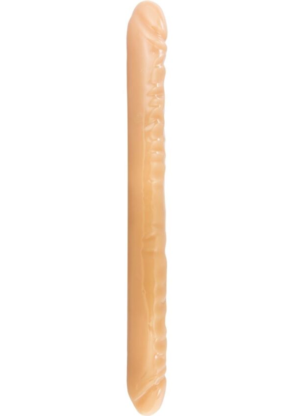 B Yours Double Dildo 18in - Vanilla - Image 2