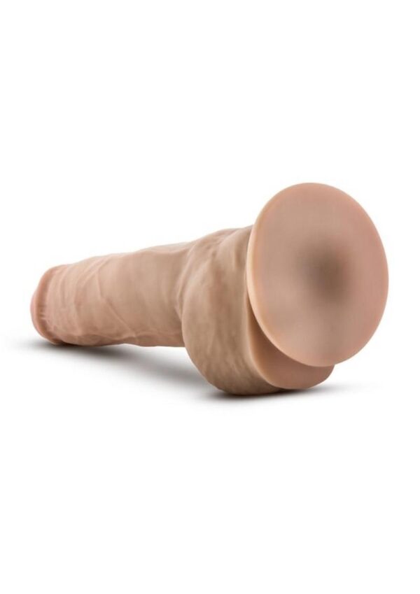 Au Naturel Big Boy Dildo With Balls 10in - Vanilla - Image 3