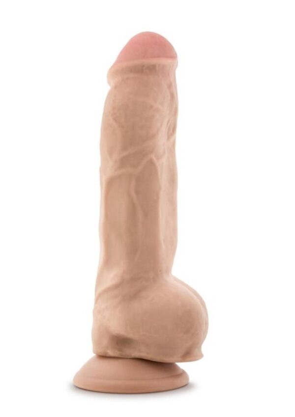 Au Naturel Big Boy Dildo With Balls 10in - Vanilla - Image 4