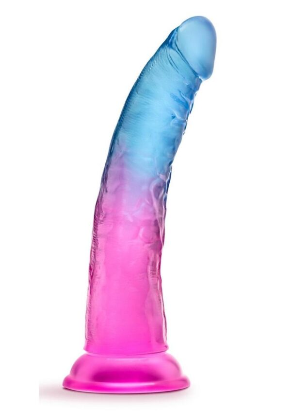 B Yours Beautiful Sky Dildo 7in Sunset - Pink/Blue - Image 2