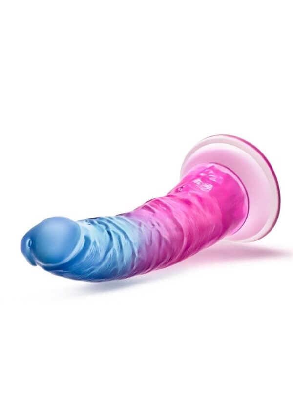 B Yours Beautiful Sky Dildo 7in Sunset - Pink/Blue - Image 3