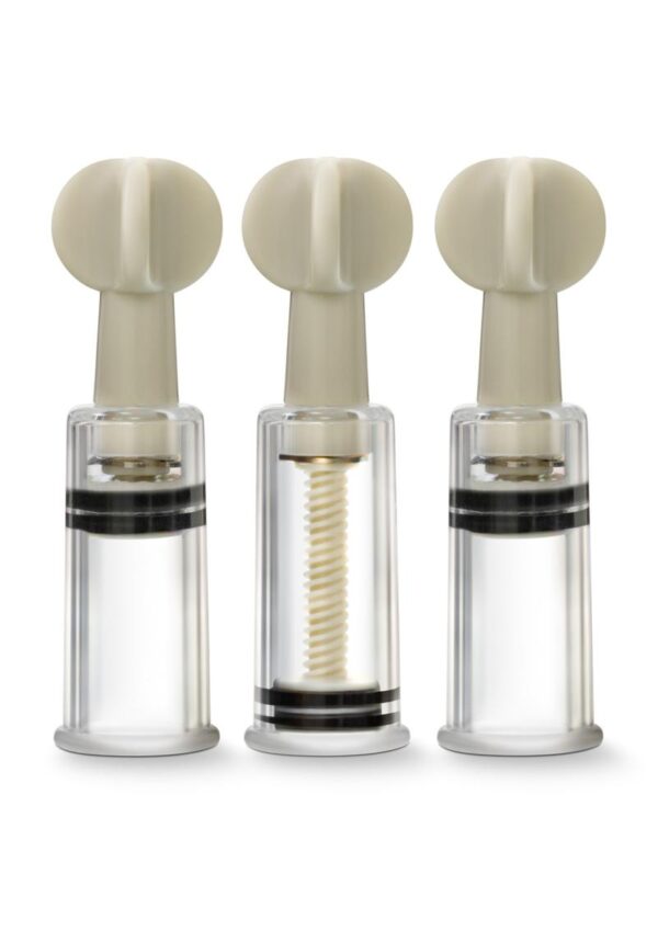 Temptasia Clit and Nipple Twist Suckers (set of 3) - Clear - Image 2