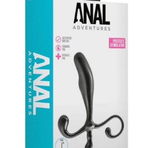 Anal Adventures Prostate Stimulator - Black