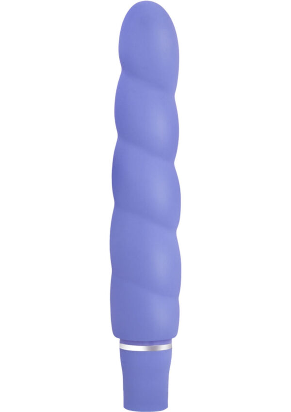 Luxe Anastasia Silicone Vibrator - Periwinkle - Image 2