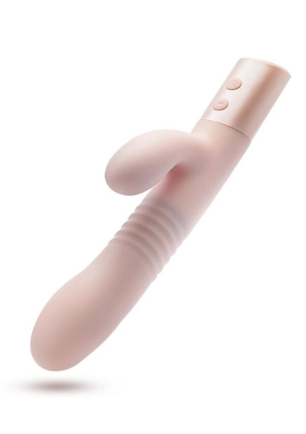 Blush Collection Fraya Rechargeable Silicone Rabbit Vibrator - Pink - Image 2