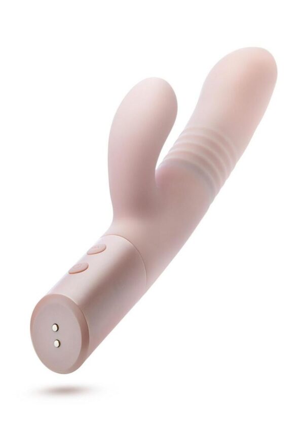Blush Collection Fraya Rechargeable Silicone Rabbit Vibrator - Pink - Image 3
