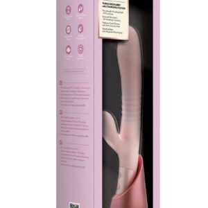 Blush Collection Fraya Rechargeable Silicone Rabbit Vibrator - Pink