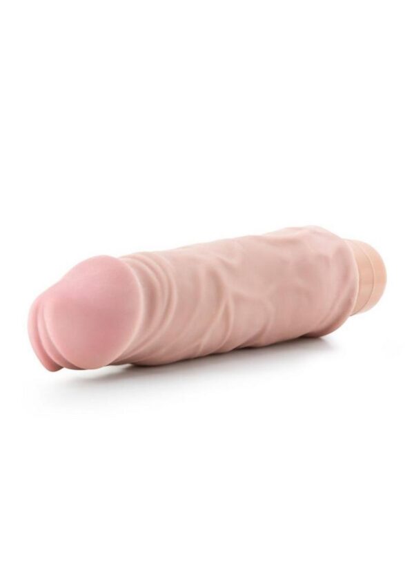 X5 Plus Hard On Vibrating Dildo 9in - Vanilla - Image 3