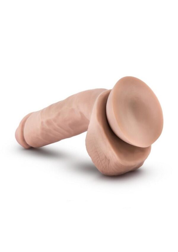 X5 Hard on Dildo With Balls 8.75in - Vanilla - Image 4