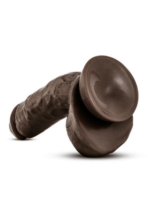 X5 Hard on Dildo with Balls 8.75in - Caramel - Image 4