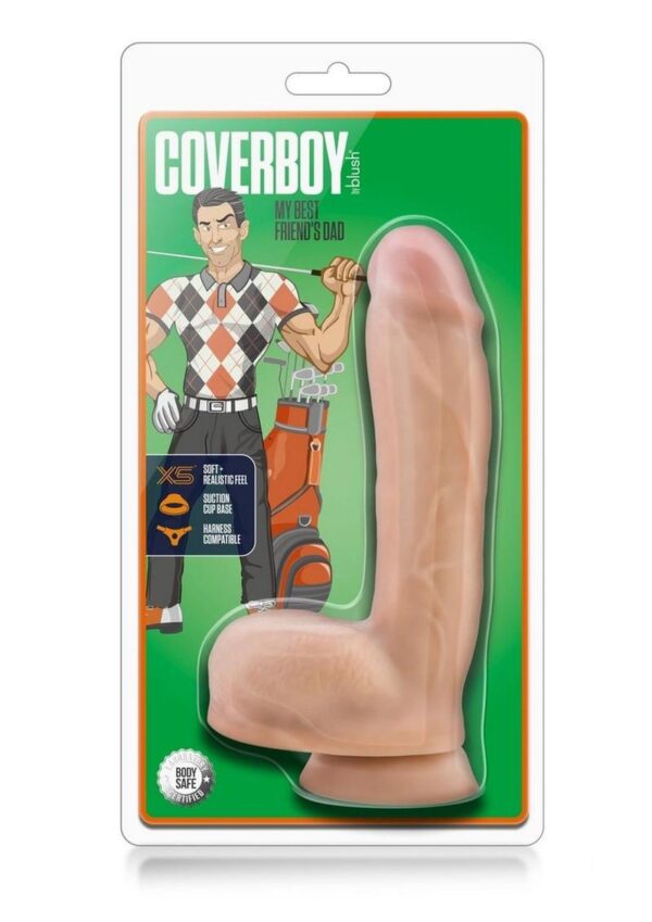 Coverboy My Best Friend`s Dad Dildo with Balls 8in - Vanilla