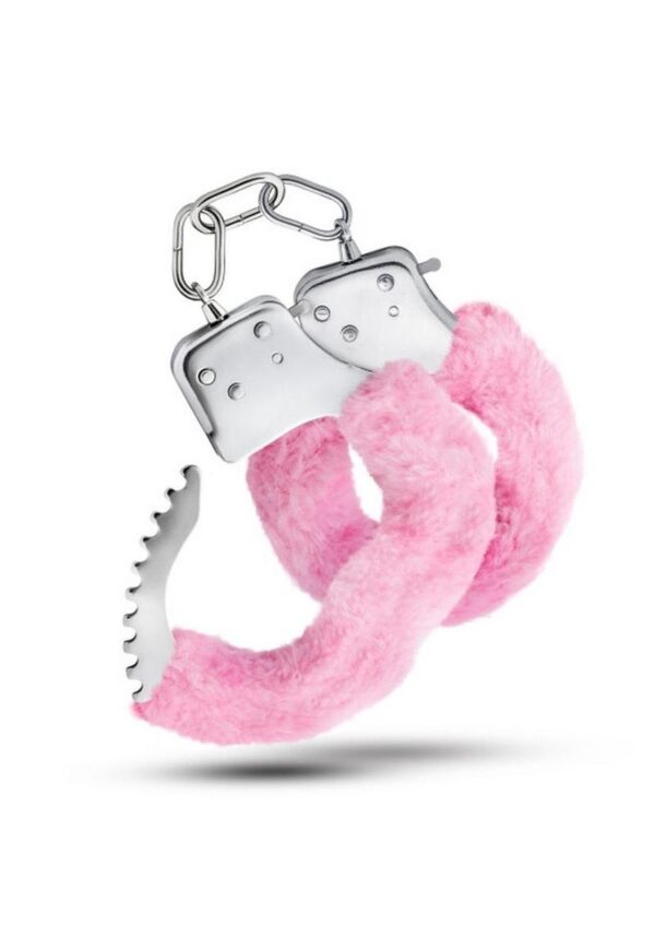 Temptasia Faux Fur Cuffs - Pink - Image 3