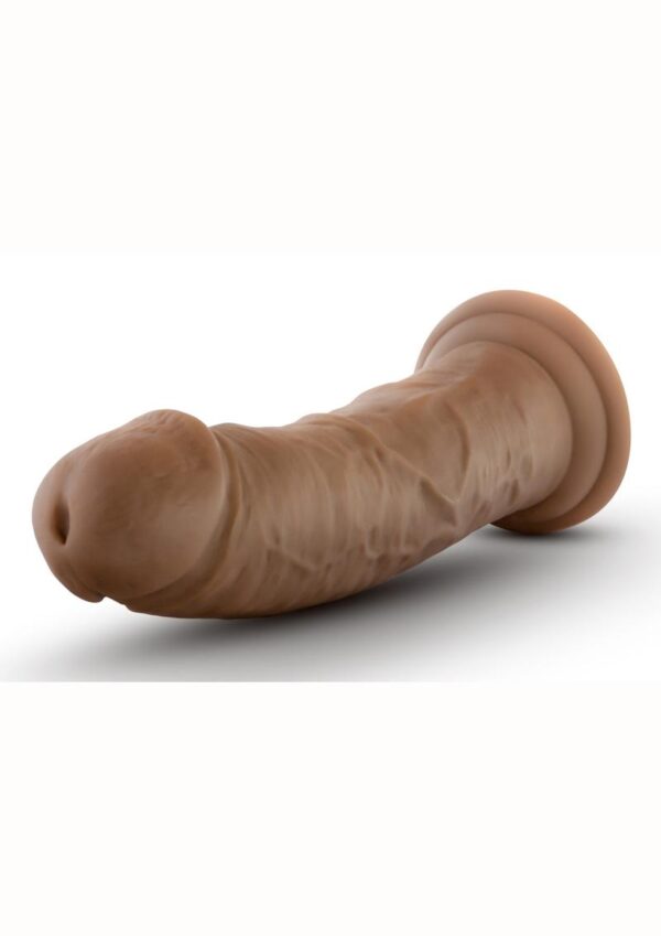 Au Naturel Dildo with Suction Cup 8in - Caramel - Image 2