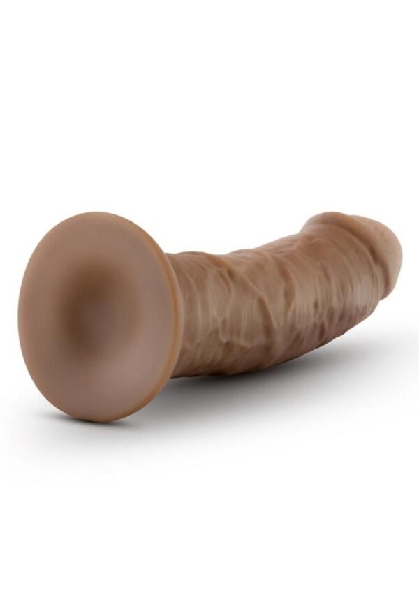 Au Naturel Dildo with Suction Cup 8in - Caramel - Image 3