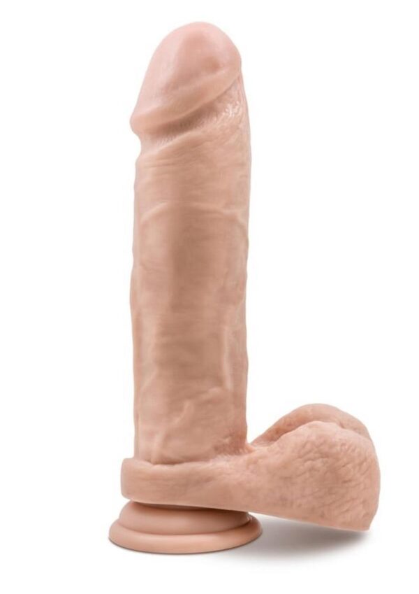 Au Naturel Dildo with Suction Cup 9in - Vanilla - Image 3