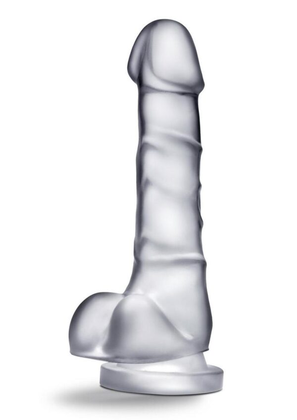 B Yours Diamond Quartz Dildo 7.5in - Clear - Image 2