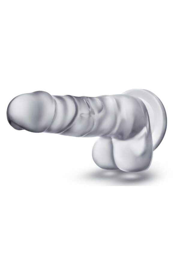 B Yours Diamond Quartz Dildo 7.5in - Clear - Image 3