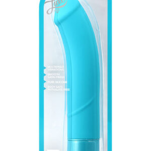 Luxe Beau Vibrating Silicone Dildo 8.5in - Blue
