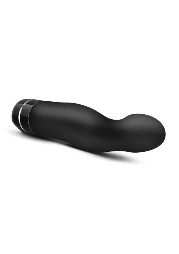Luxe Gio Vibrating Silicone Vibrator - Black - Image 2