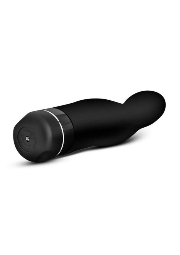 Luxe Gio Vibrating Silicone Vibrator - Black - Image 3